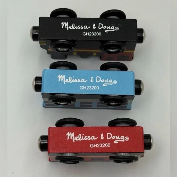 Melissa & Doug Wooden Train Set - Lot Of 3 -
2"T - Picture 3 of 6